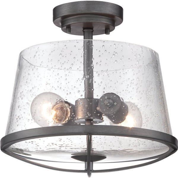 Cordelia Lighting Derby Incandescent Semi-Flush Mount Light