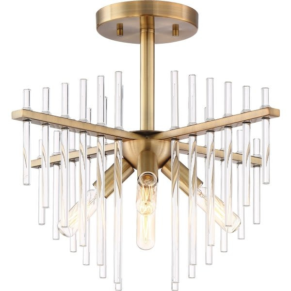 Cordelia Lighting Reeve Incandescent Semi-Flush Mount Light