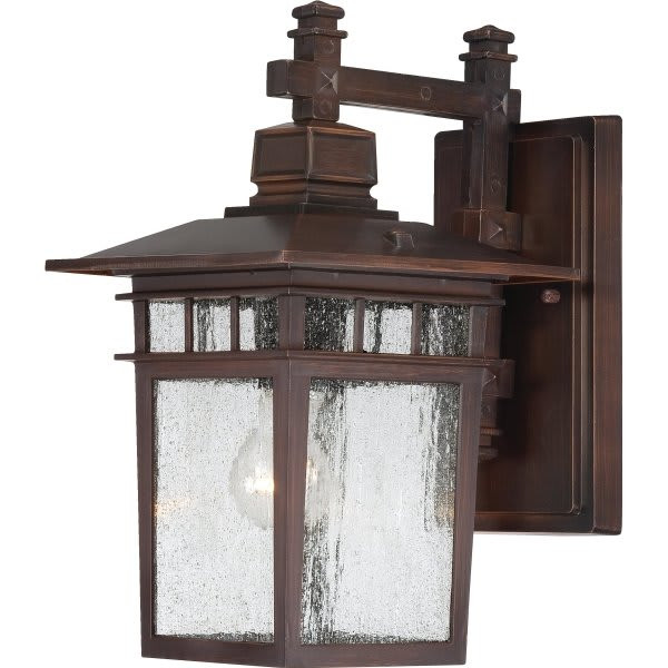 Satco Nuvo Cove Neck 9 X 14 In. 1-Light Outdoor Lantern (Rustic Bronze)