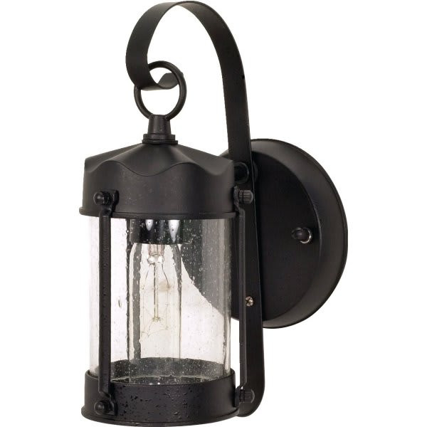 Satco Nuvo Brentwood 5 X 10.62 In. 3-Light Outdoor Lantern (Textured Black)