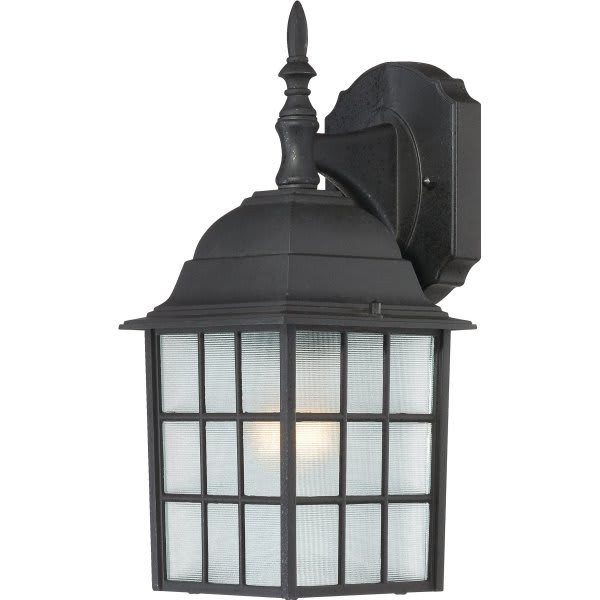 Satco Adams 13.75 In. Incandescent Outdoor Wall Sconce