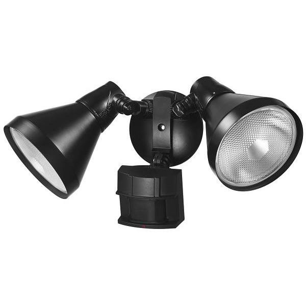 Globe Electric Wired Motion Par Security Dualbrite Black Plastic 180 Degree 50ft