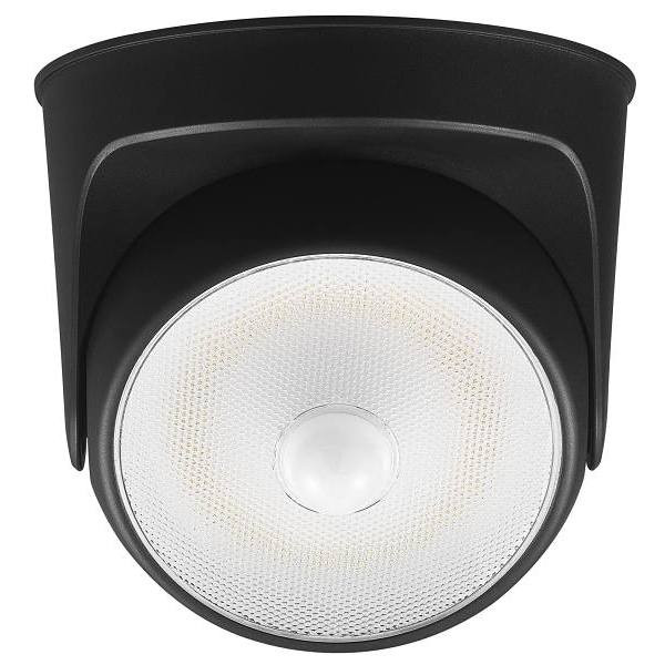 Globe Electric Battery Motion Led Security Orb Light Black 160 Degree 15ft