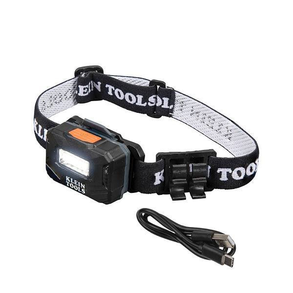 Klein Tools Rechargeable Light Array Led Headlamp With Adjustable Strap