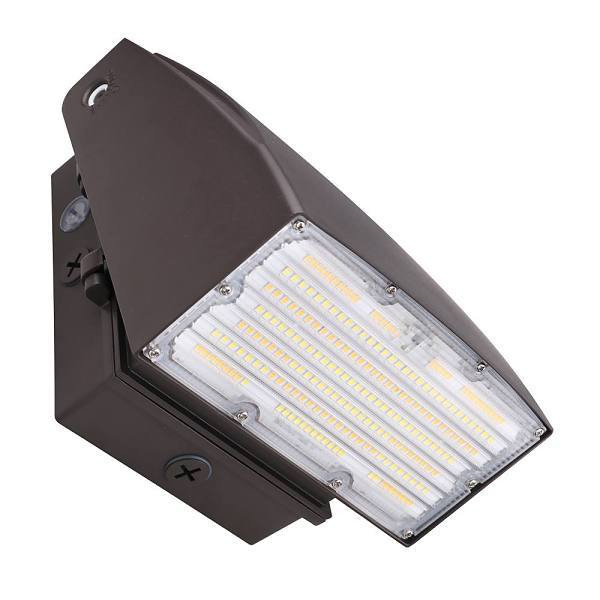 Eti 200-Watt Bronze Integrated Led Wall Pack Light 120-277 V