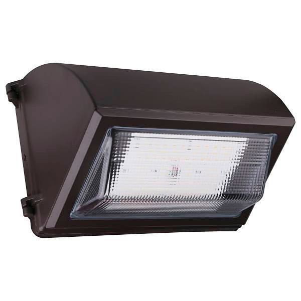 Satco Emergency Led Cutoff Wall Pack Cct Selectable 3k/4k/5k Watt 120-277 Volt