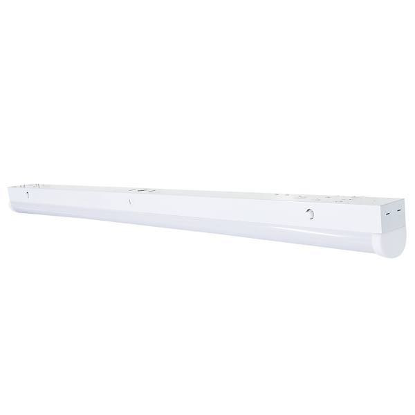 SATCO LED 4 Ft Linear Strip Light W/Integrated Em Backup & Sensor, 30w/40w/50w, White, CCT Selectable, 100-277v