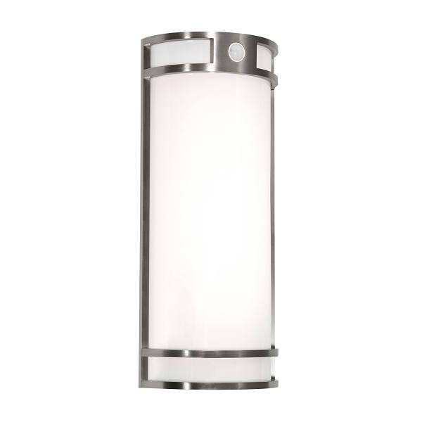 AFX Elston 18 In. LED Outdoor Wall Sconce Light Fixture With Photocell, Brushed Aluminum, 120v, 30/35/40k