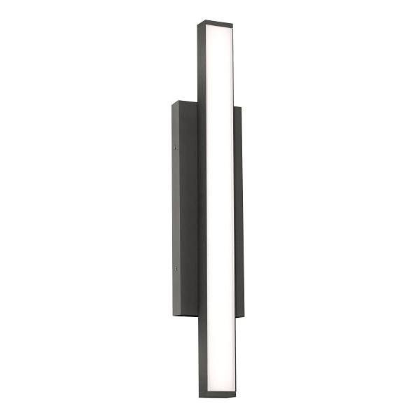 AFX Gale 24 In. LED Outdoor Sconce Textured Black 120-277v, 3000k