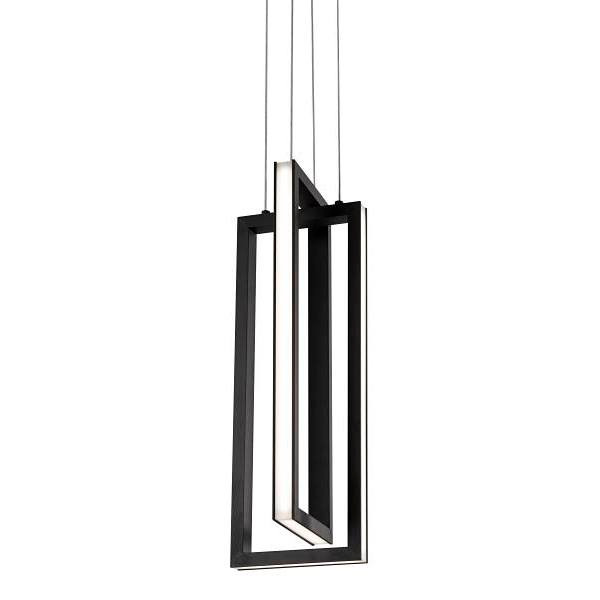 AFX Cole 6 In. LED Pendant Fixture Black 120v, 3000k