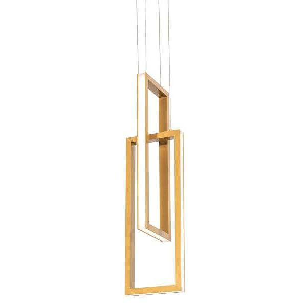 AFX Cole 6 In. LED Pendant Fixture Gold 120v, 3000k
