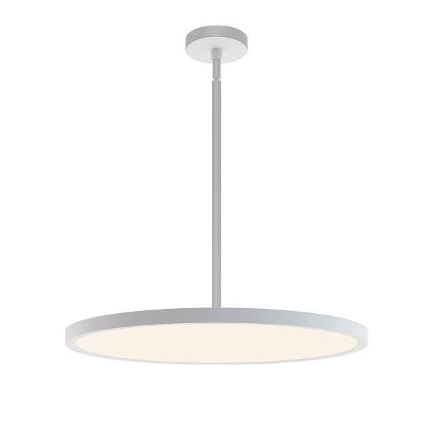 AFX Edge Round Large 24 In. LED Pendant Fixture White 120-277v, 30/40/50k