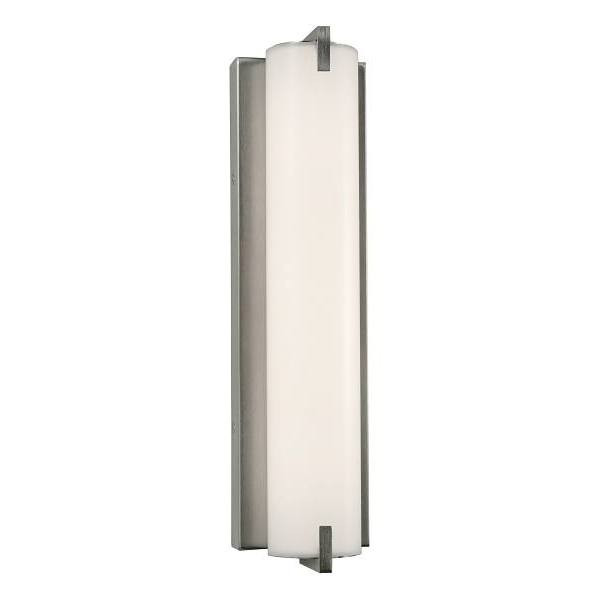 AFX Axel 16 In. LED Wall Sconce Satin Nickel 120-277v, 27/30/35/40/50k