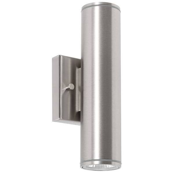 AFX Beverly 10 In. LED Outdoor Sconce Satin Nickel 120-277v, 27/30/35/40/50k