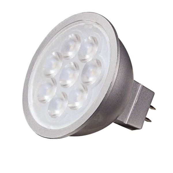 SATCO Mr16 LED 6.5w 5000k 40° Beam Angle Gu5.3 Base 12v Ac/Dc Package Of 12