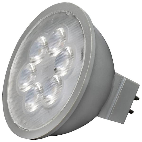 SATCO Mr16 LED 4.5w Silver Finish 5000k Gu5.3 Base 360 Lumens 12v Package Of 12