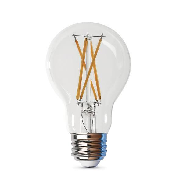 FEIT A19 9 Watt 3000k E26 Base Clear Filament LED Bulb (4-Pack)