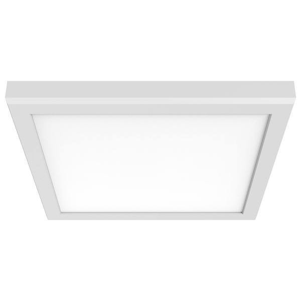 SATCO Blink PRO Plus 12" Surface Mount LED CCT Select White Finish 120/277v Squ