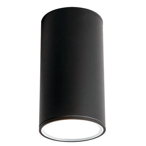 Afx Everly 8" LED Outdoor Ceiling Fixture, Adjustable Cct, Satin Nickel