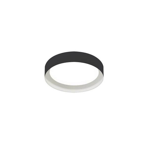 Afx Reveal 12" LED Flush Mount 120-277v, 3000k, Black/White