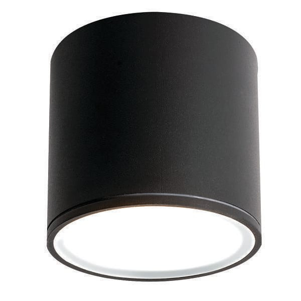 Afx Everly 5" LED Outdoor Ceiling Fixture, Adjustable Cct, Black