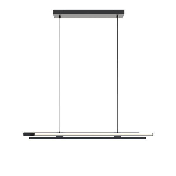 Afx Indra 44" LED Linear Pendant, Adjustable Cct, Black