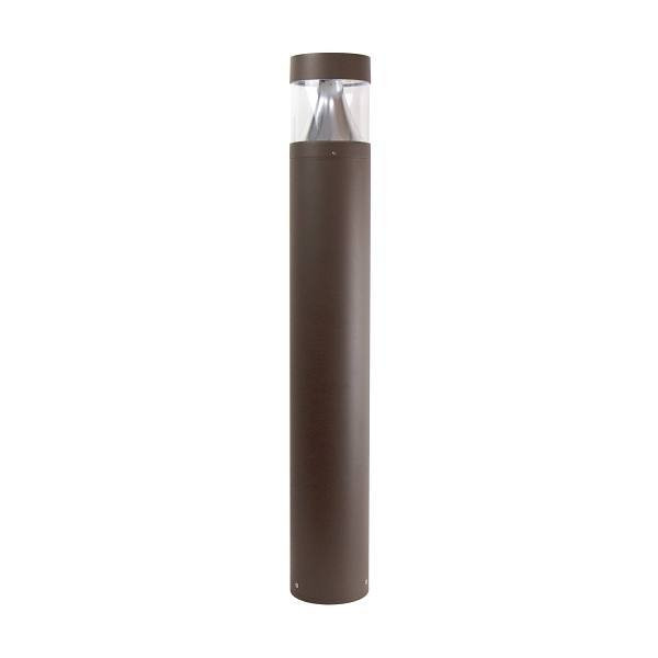 Liteco Outdoor LED Bollard, 120-277v, Tunable Color Temp And Lumens, Bronze
