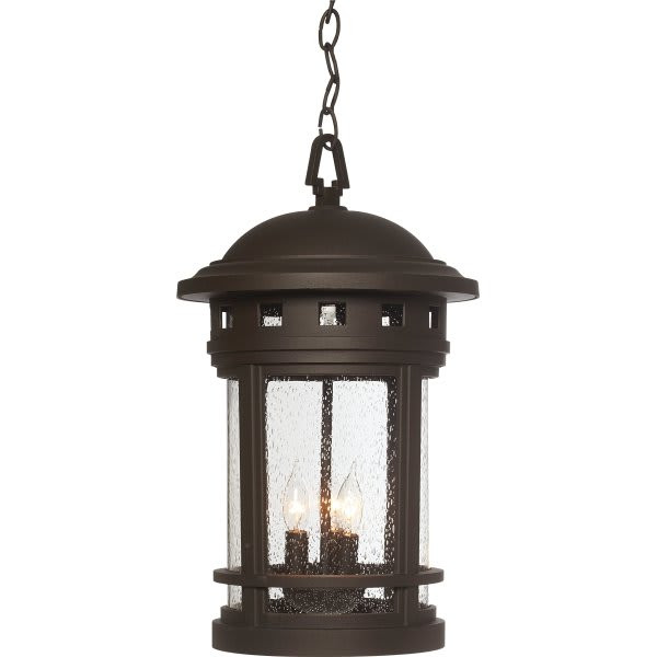 Designers Fountain Sedona 11 X 19 In. 3-Light Outdoor Lantern (Seedy) (Oil-Rubbed Bronze)