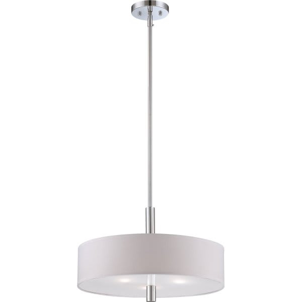 Designers Fountain Cordova 18 In. 3-Light Pendant Fixture (Chrome)