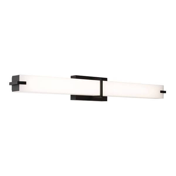 Afx Miller 36" LED Vanity Fixture, 2500 Lumens, 3 Cct, 120v, 25 Watts, Black