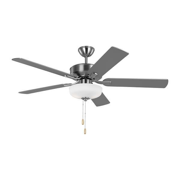 Generation Lighting Linden 52" LED Silver Ceiling Fan With Reversible Blades