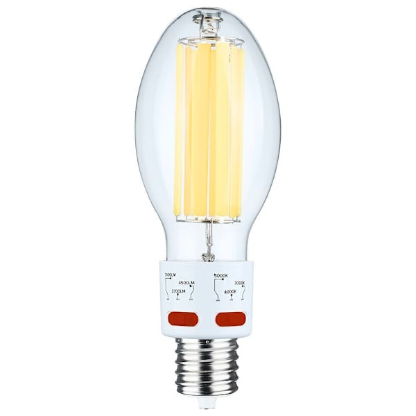 SATCO LED Ed28 HID Replacement, Ex39 Base, 3 Cct, 17/20.5/25 Watts, Clear