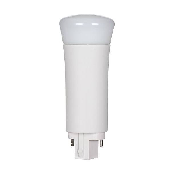 SATCO LED PL 2-Pin, G24D Base, 3500k, Type A, Vertical, 9 Watt, Case Of 10