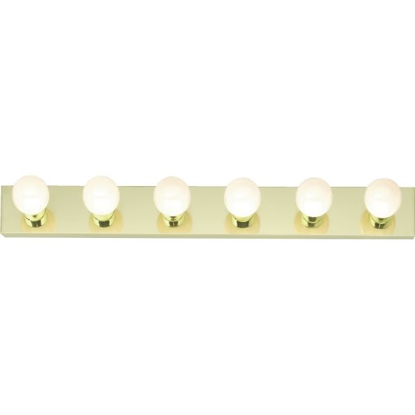 Satco 36 In. 6-Light Incandescent Bath Vanity Fixture
