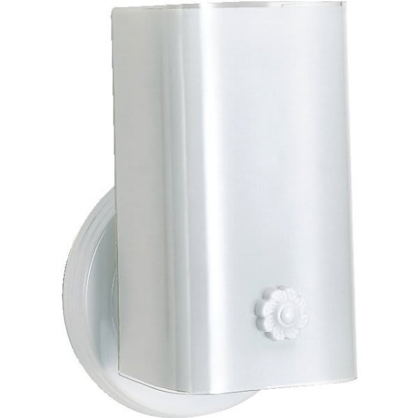 Satco 7 In. 1-Light Incandescent Bath Vanity Fixture