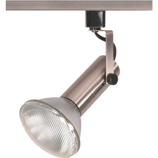 Satco Nuvo Brushed Nickel One-Light 2 Track Head Universal Holder
