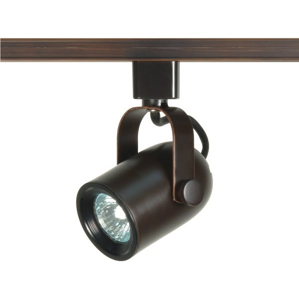 Satco Nuvo Russet Bronze One-Light Mr16 Round Back Track Head