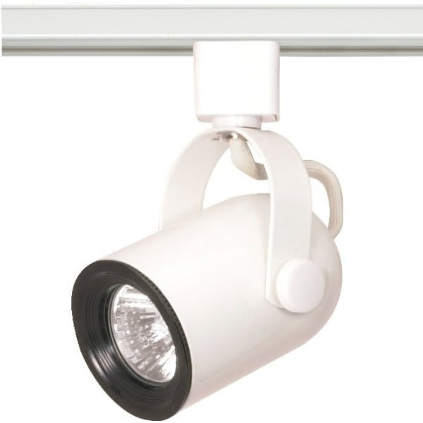 Satco Nuvo White One-Light Mr16 120v Round Back Track Head