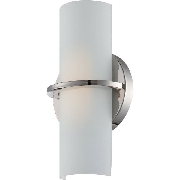 Satco Tucker 6 In. 1-Light Led Wall Sconce (Polished Nickel)