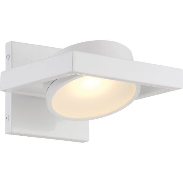 Satco Hawk 6.5 In. 1-Light Led Wall Sconce (White)