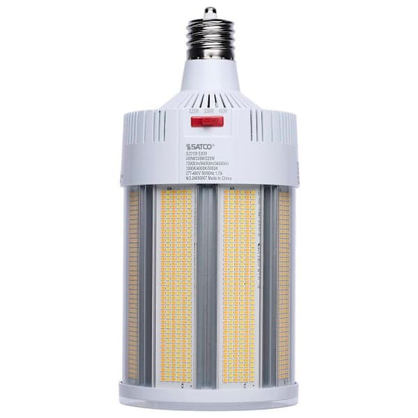 SATCO LED Corncob Bulb, Ex39 Base, 3 CCT Selectable, 277-480v, 225/338/450 Watt
