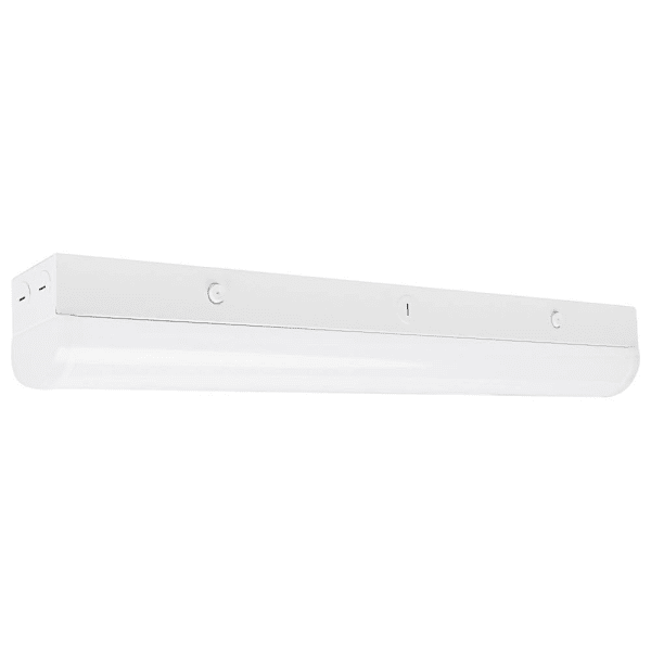 SATCO 2' LED Linear Strip Light, 15/20/25 Watt, 3 CCT Selectable, White Finish