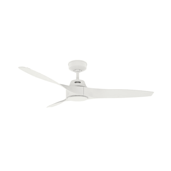 Hunter Fan 52" Mosley Ceiling Fan, Damp Rated, Fresh White