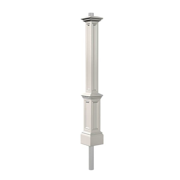 Mayne Signature Lamp Post - White With Mount