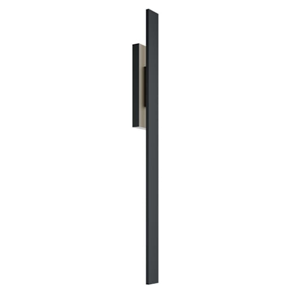 Afx Tru 48" LED Outdoor Wall Sconce, 27/30/35/40/50k, Black
