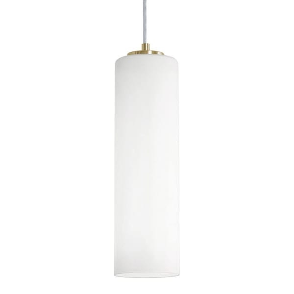 Afx Leo 12" One-Light Medium Base Pendant, Light Antique Brass