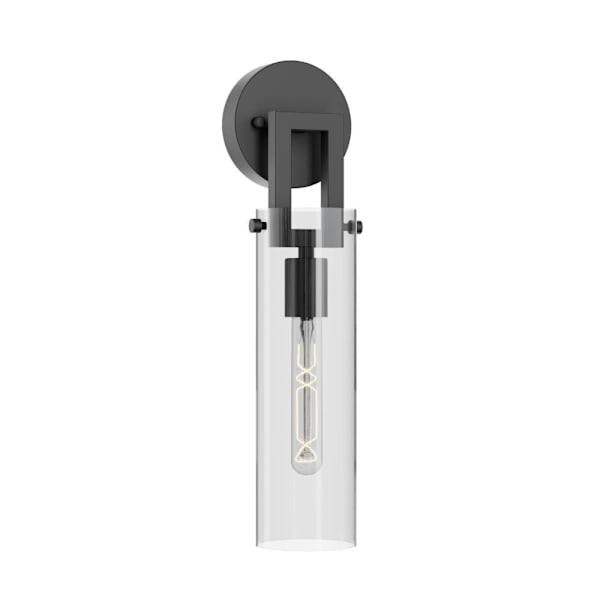 Afx Houston 17" One-Light Medium Base Indoor Wall Sconce, Black