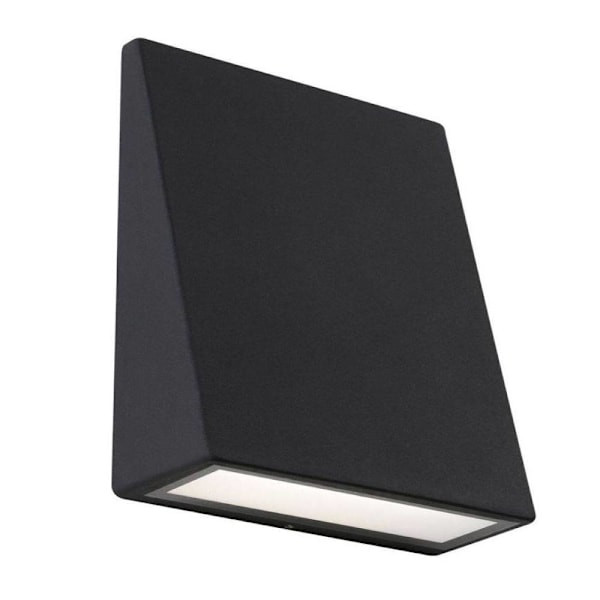 Afx Watson 8" LED Outdoor Wall Sconce, 27/30/35/40/50k, Black