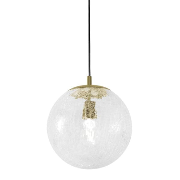 Afx Palla 9" One-Light Medium Base Pendant, Light Antique Brass