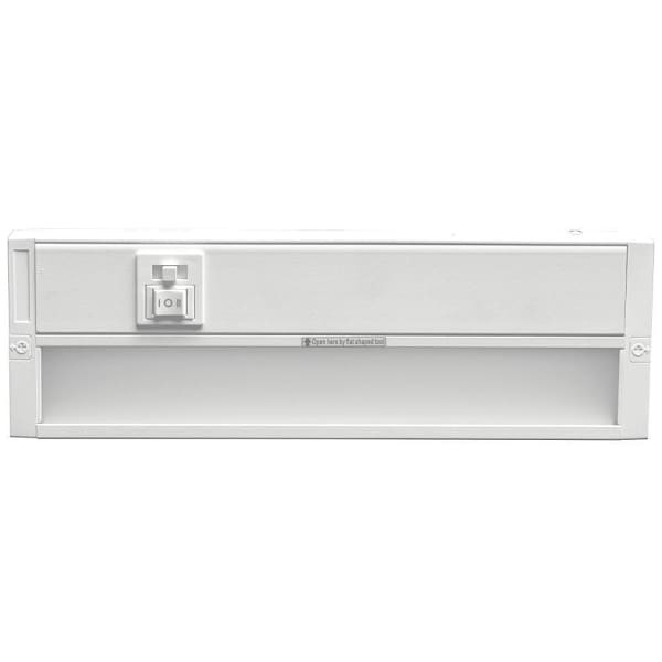 J&h LED 12" Under Cabinet Light, Hardwired, Adjustable Cct, 6 Watt, White